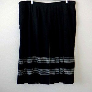 Pendleton Vintage Border Wool Skirt + Blouse - 22W